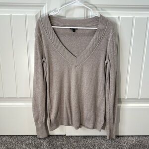 Express V Neck Sweater